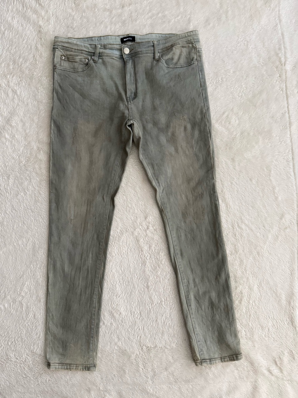 Men’s Distressed Jeans, Nova Men, Fashion Nova, Size 38